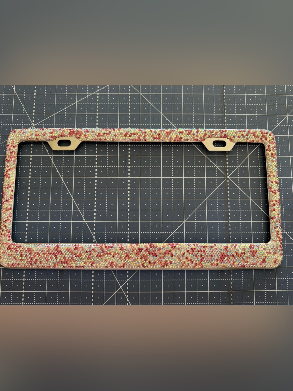 Pink rhinestone license plate holder  BRAND NEW!